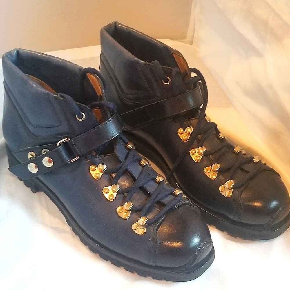 Santoni blue ankle boots (special edition)